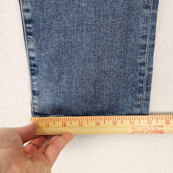 AG Jeans Womens 30 Blue Mari High Rise Straight Leg Adriano Goldschmied Stretch - Picture 6 of 11